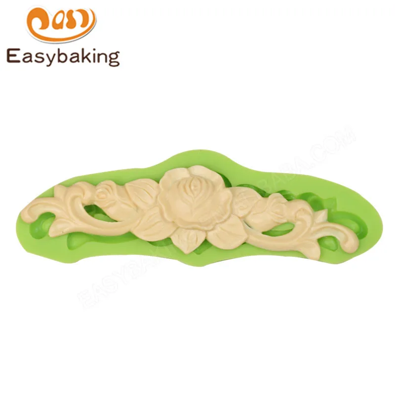ES-5003 Baroque Fondant Mould Silicone Molds for Cake Decorating