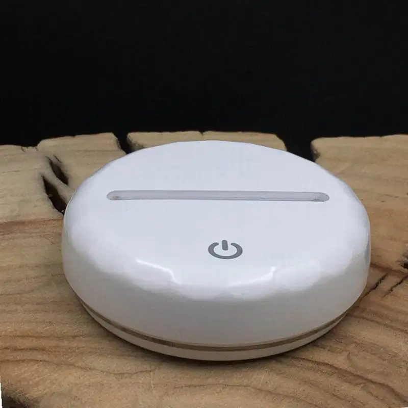 Chiclits новинка часы 3D светодиодный настольный светильник USB сенсорный пульт