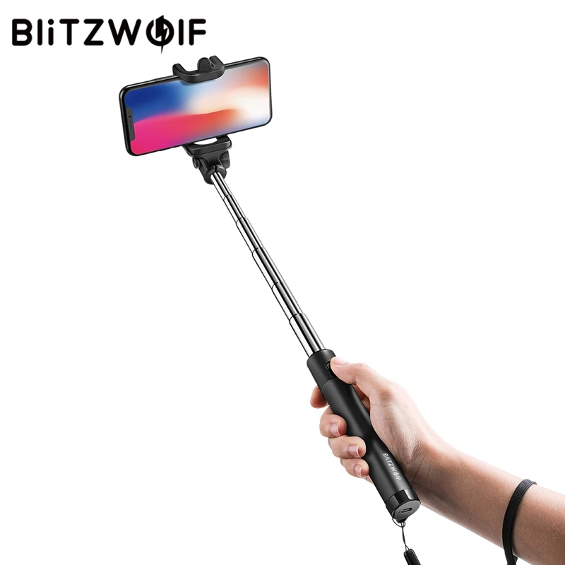 BlitzWolf BW BS6 bluetooth Wireless Extendable Universal Selfie Sticks