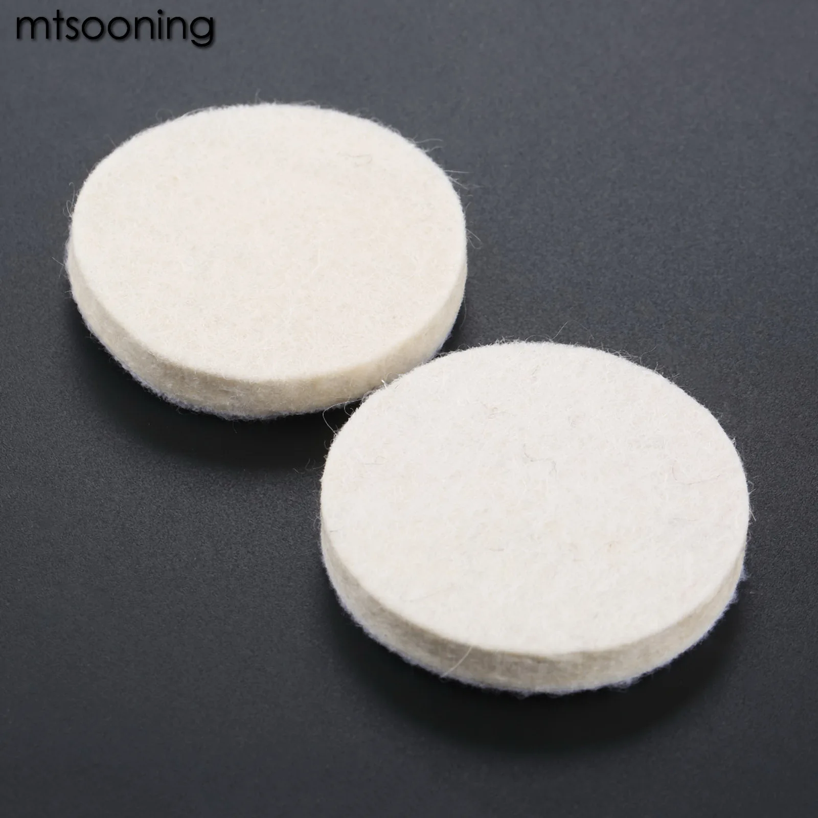 2pcs 2" Inch Polishing Pad Wool Grinding Buffing Polishing Wheel Disk Sheets Polish Disc for Drill Dremel Rotary Tool 50mm