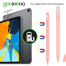 Силиконовый чехол для Apple Pencil 2, Чехол-держатель для iPad Pro 11, 12,9 дюймов,, Apple Pencil 2-го поколения, чехол для стилуса