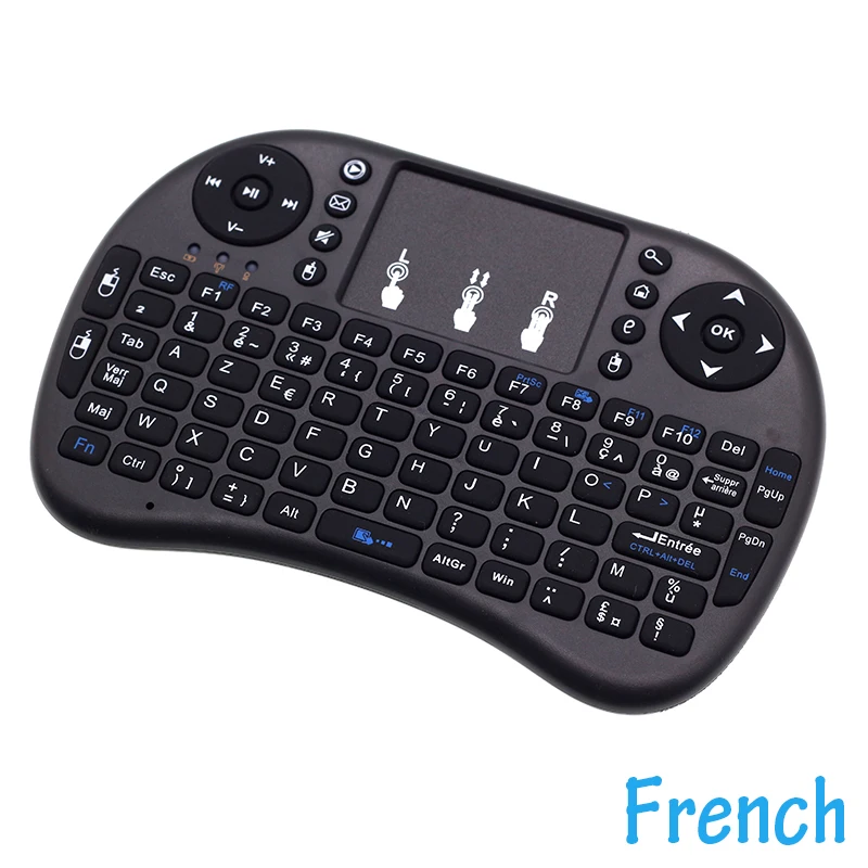 [100pcs/lot] i8 French Keyboard 2.4G Mini Wireless