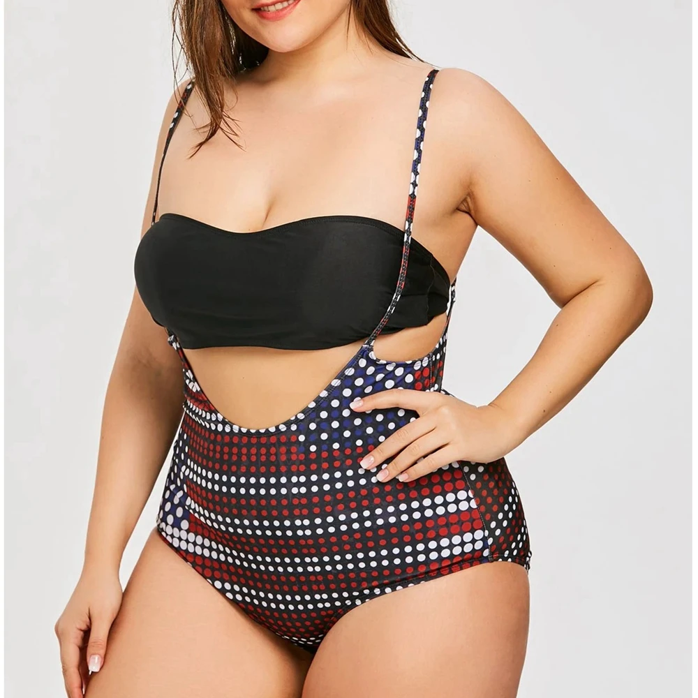 Plus size swimsuit women2