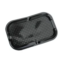 Автомобильный Стайлинг 1 шт. черный мягкий автомобильный нескользящий коврик подставка держатель для iPhone 3g 4 4S мобильного телефона