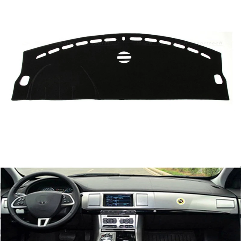  Auto Car Dashboard Cover Dash Mat Board Pad Carpet Dashmat Interior Mats for Jaguar xf 2010 - 2015 