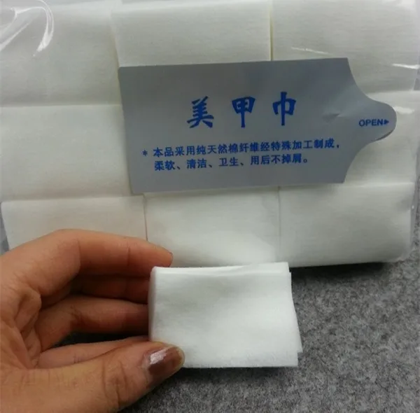 Free-shipping-900pcs-pack-nail-tools-Nail-polish-remover-wipes-white-nail-wipes-Lint-Pads-Paper (1)