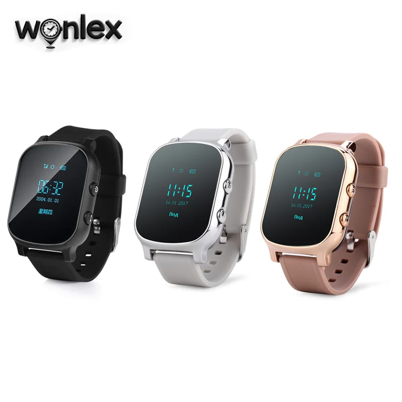 Wonlex GSM gps часы трекер 0,96 дюймов экран GW700 Smartwatch телефон SOS детские Отслеживающие часы