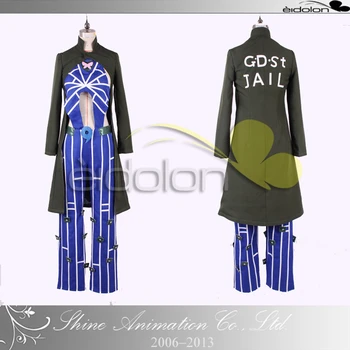 

New Clothes Anime JOJO Cospaly Jolyne Cujoh Jolyne Kujo A Full Set of Custom Made Costume C