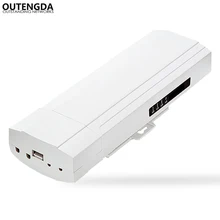 3 км 2,4 ГГц 300 Мбит/с Открытый CPE AP WiFi роутер беспроводной ретранслятор точка доступа Wi-Fi удлинитель умный PTP цифровой дисплей CPE мост