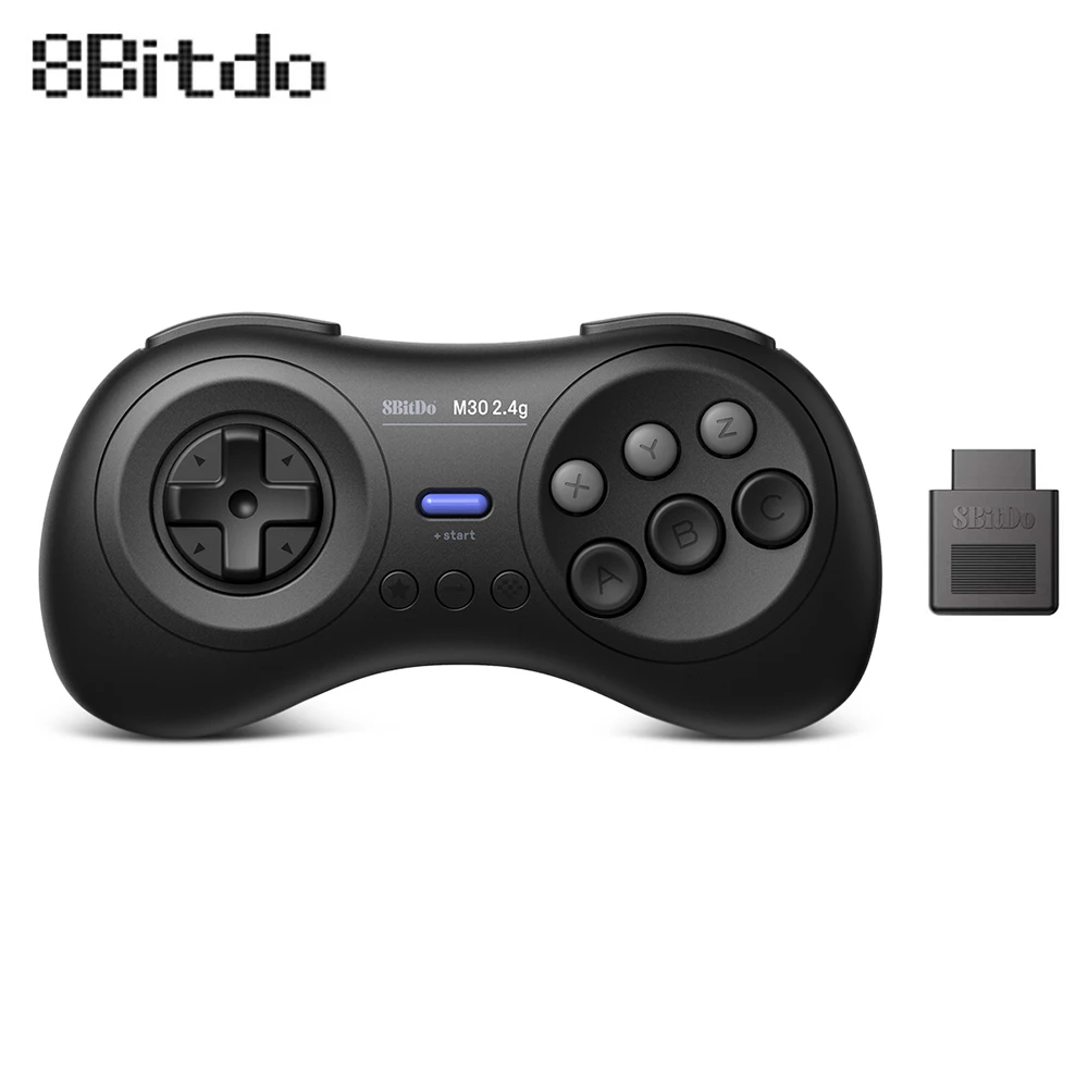 

8BitDo M30 2.4G Wireless Gamepad Bluetooth Controller for the Original Sega Genesis and Sega Mega Drive Games Switch Windows