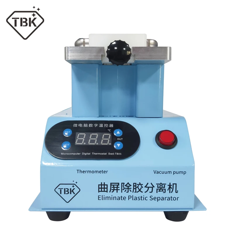 

TBK-998 7 inch Multi-function curved screen glue-removing separate machine for edge screen eliminate plastic separator