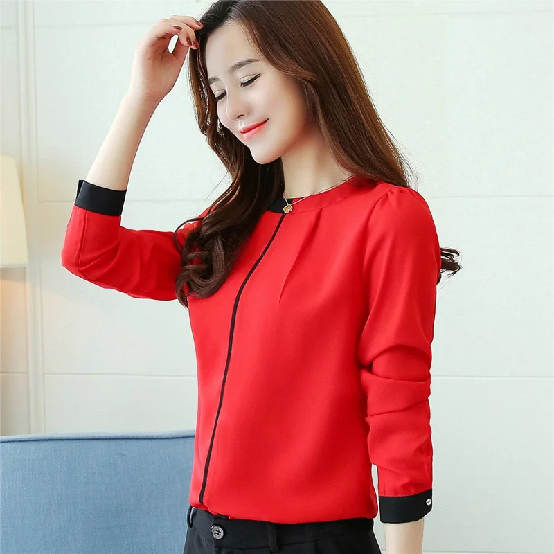 blusas rojas de moda 2018