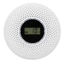 Цифровой ЖК-дисплей детектор окиси углерода дым 10-95% RH белый 000-999 PPM 0.1% дБ/m-9.9% дБ/м сигнализация 3 Вт