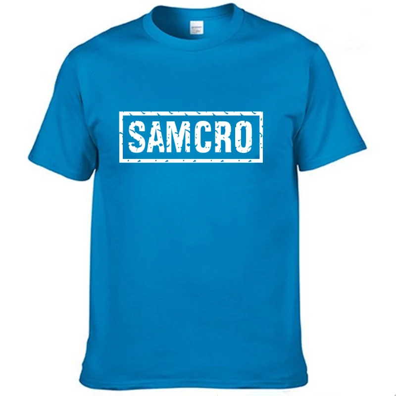 SOA Sons of anarchy/детская модная футболка с принтом «SAMCRO» модные повседневные хлопковые футболки в стиле хип-хоп с короткими рукавами для мужчин и женщин