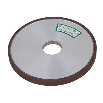 

180# Grit Flat Disc Straight 150x32mmSilver Diamond Aluminum Resin Grinder Thickness 10mm Grinding Wheel