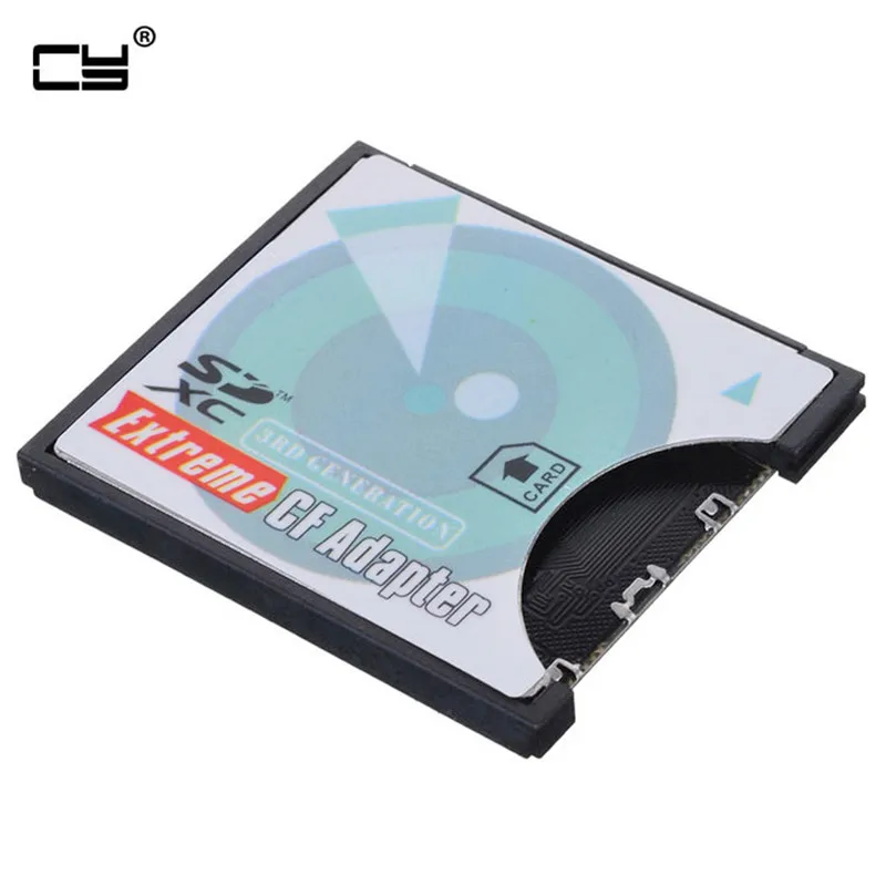 

Camera SD SDHC SDXC to High-Speed Extreme Compact Flash CF Type I Memory Card Adapter