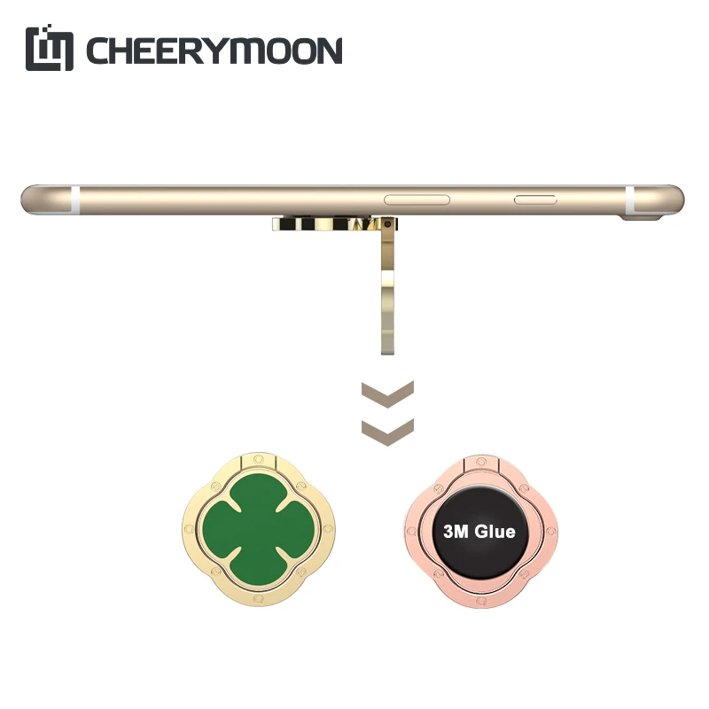 CHEERYMOON линейка счастливого клевера сильный держатель на присоске Универсальная