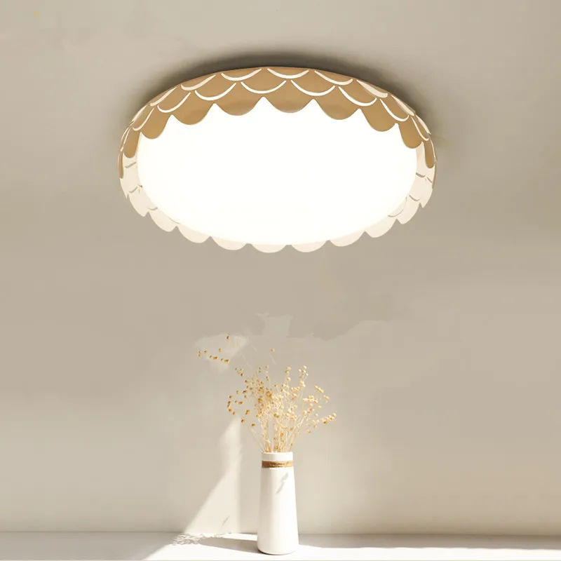 

Led ceiling lamp round modern bedroom lamp warm romantic wedding room lamp living room study balcony ceiling lights LU809176
