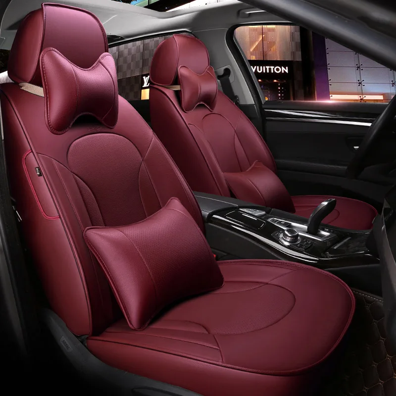 Кожаный чехол на сиденье для Hyundai IX35 IX25 Sonata Santafe Tucson ELANTRA Accent Verna I30|seat cover for hyundai|leather