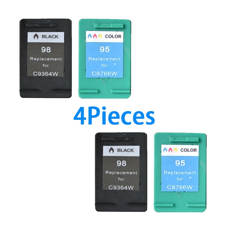 2020 new Compatible ink cartridges For HP 98 95 Photosmart C4183 D5160 2570 2575 H470 Deskjet 5940 D4145 D4155 HP98 HP95 | Компьютеры и