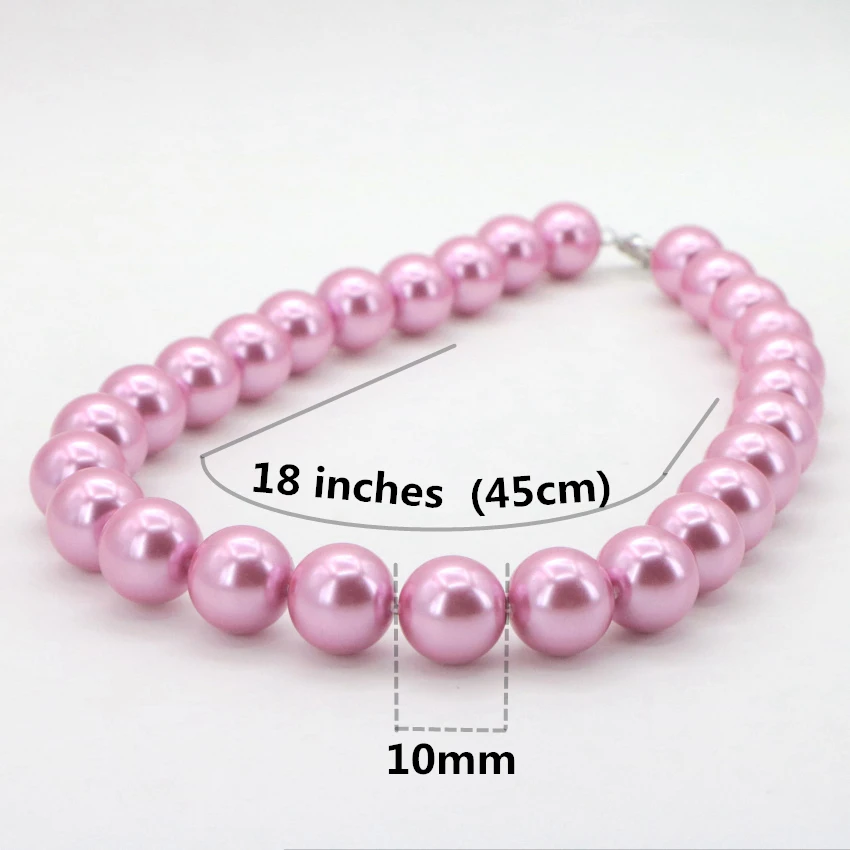 Shell Pearl Necklace  (12)_