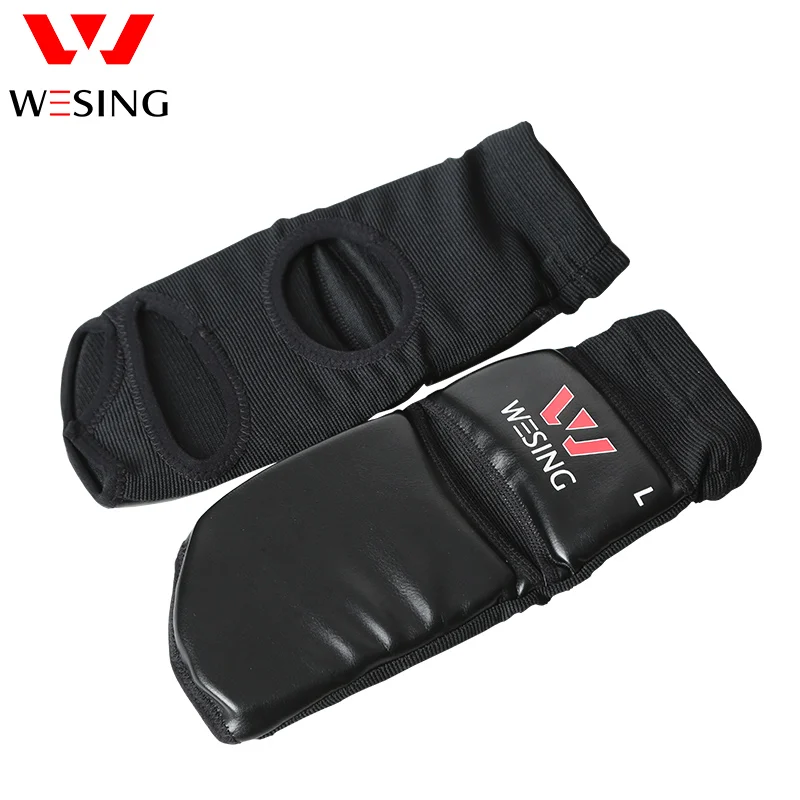 

Wesing PU Leather Instep Guard Feet Protector with Large Size for Wushu Sanda Muay Thai Training Boxing training