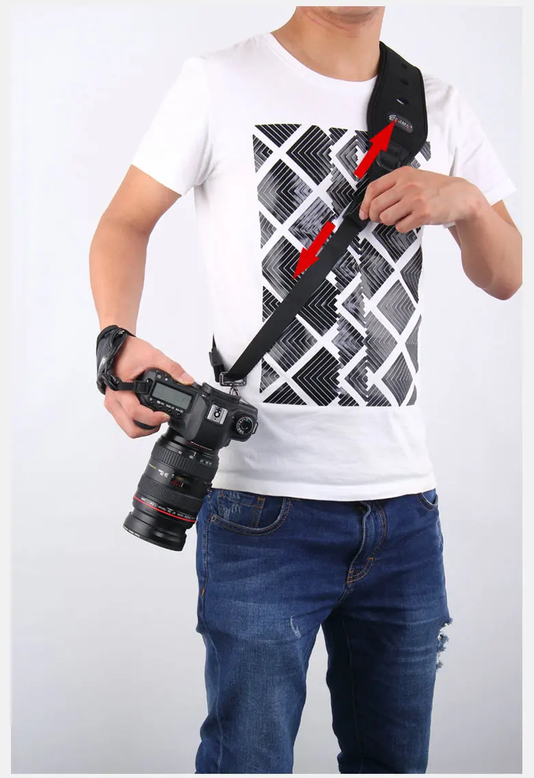 DSLR SLR CAMERA BELT SHOULDE BELT FOR NIKON CANON SONY FUJI PENTAX