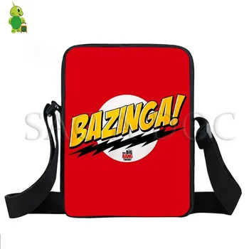

The Big Bang Theory TBBT Mini Shoulder Bag Women Men Crossbody Phone Money Bags Messenger Bags Storage Handbag Small Travel Bags