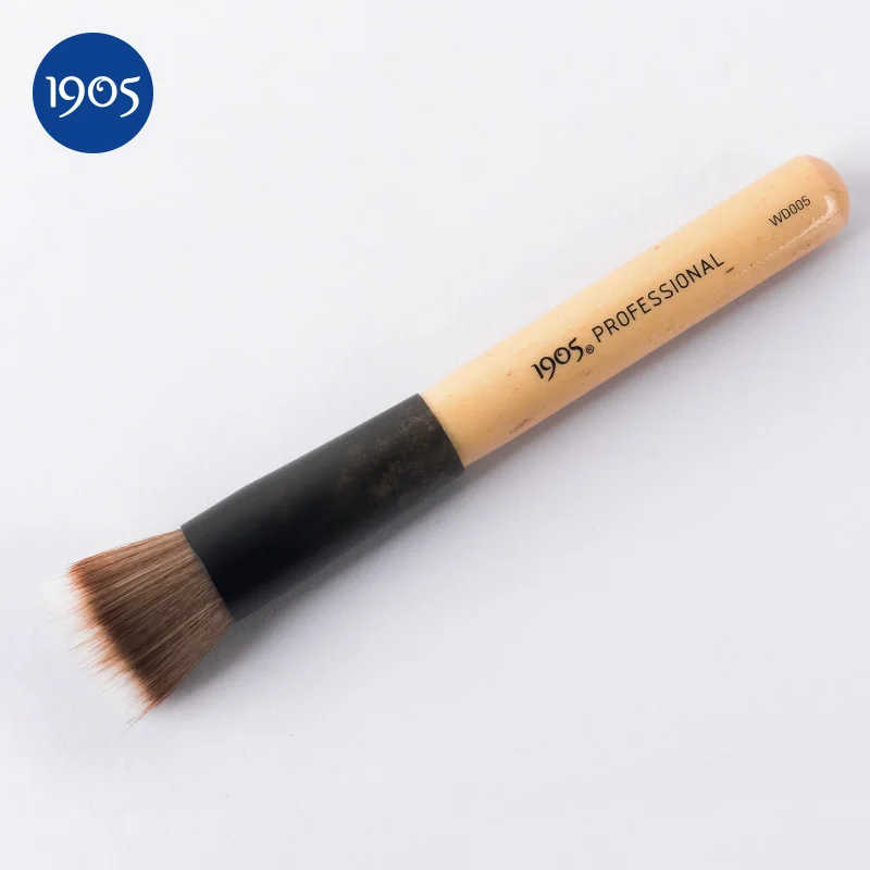 

1pcs 1905 Brand Hot sale Cosmetic brush single bamboo handle mask blush foundation brush powder brush universal Free shipping