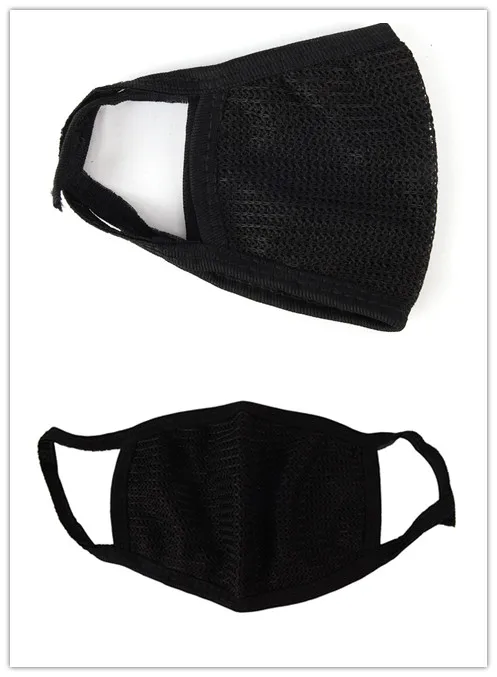 Black Mouth Mask Cotton Anti Dust Washable Protective Double Mask Many Times Using Facial Care Tool 2019 NEW