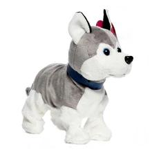 IPiggy электронный щенок собака Звуковое управление Интерактивная собака с голосовым управлением умный питомец ходить лай стенд интеллектуальные плюшевые игрушки