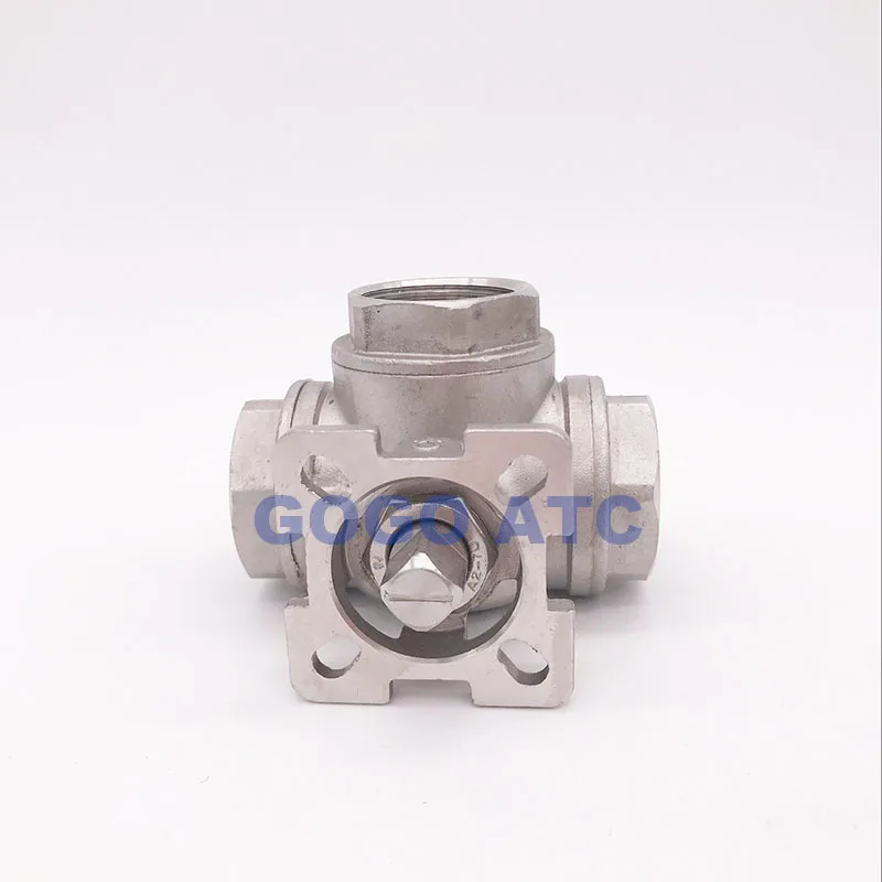 3 way High platform ball valve 2-1