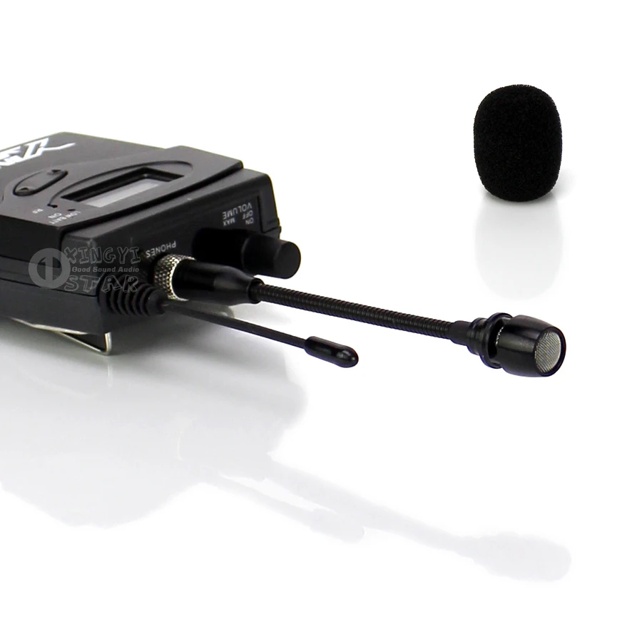 

3.5mm Jack Stereo Screw Lock Wireless Microphone For Bodypack Transmitter DSLR Video Camera Karaoke Mic System Interview Lecture