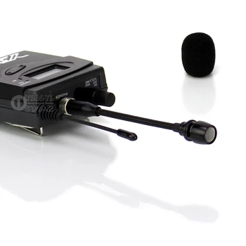

3.5mm Jack Stereo Screw Lock Wireless Microphone For Bodypack Transmitter DSLR Video Camera Karaoke Mic System Interview Lecture