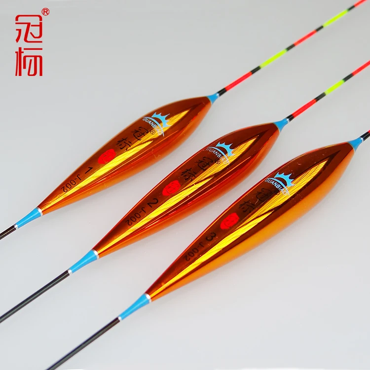 

3Pcs Top Quality colorful Gilded floats carp drift Great buoyancy float Deep water drift bottom and moving float set of No.1,2,3