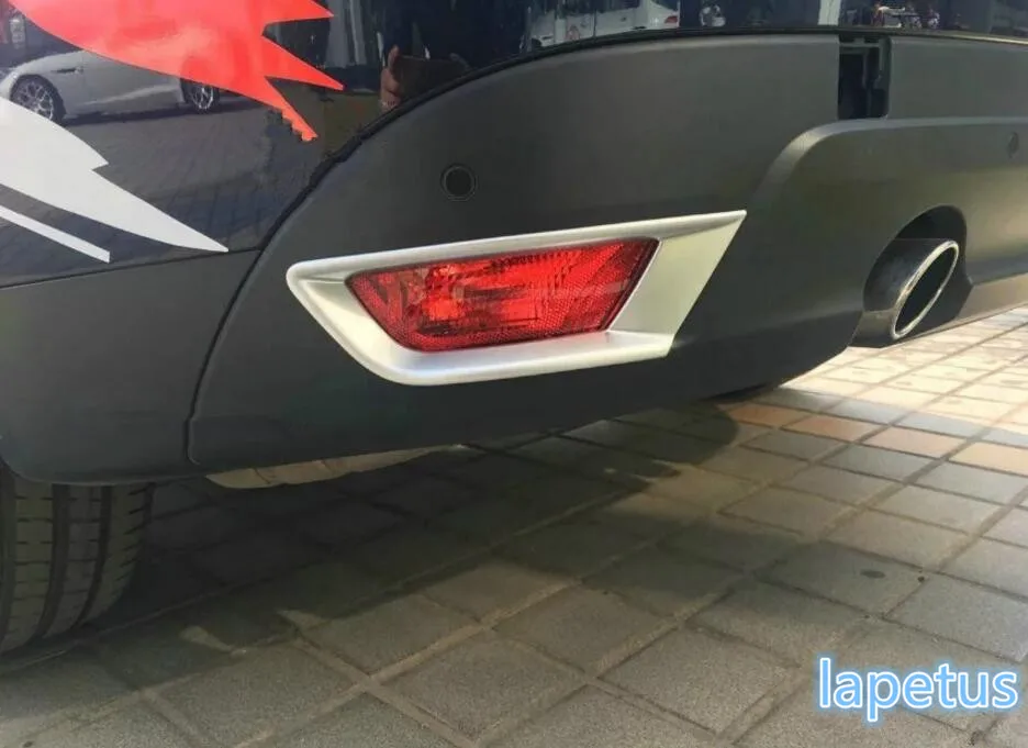 

Accessories For Jaguar F-Pace 2017 ABS Rear Tail Fog Light Lamp Sticker Kit Cover Trim 2 Pcs