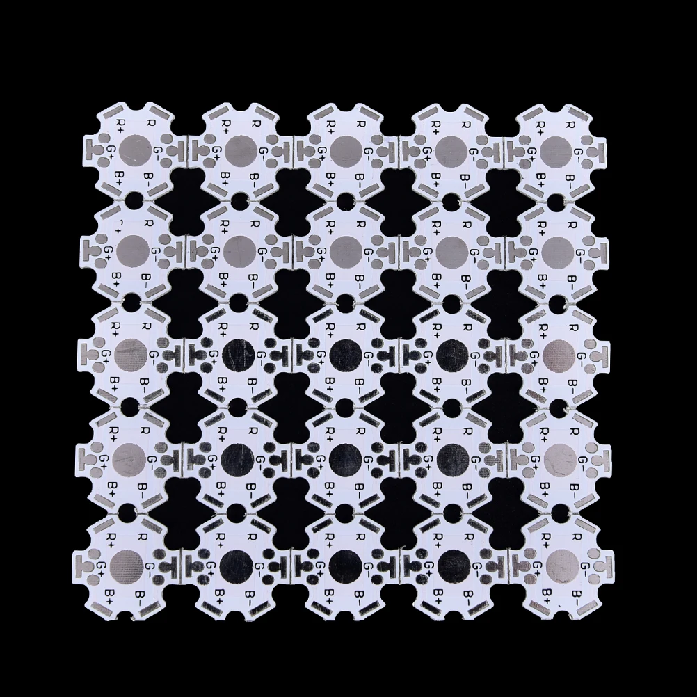 

25Pcs/Set Heat Sink LED Aluminum Base Plate PCB Board Substrate 20mm Star Kit DIY Cooling Heatsink 20mm For 1/3/5W Watt 6Pin