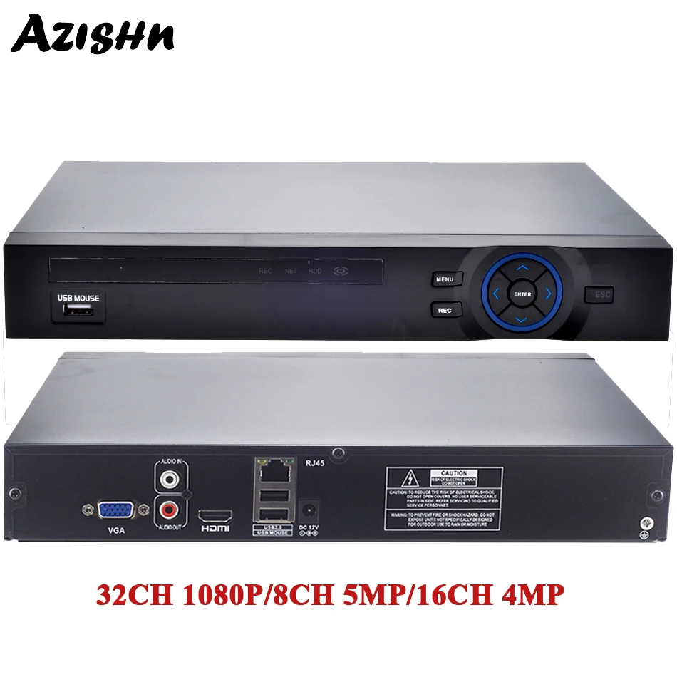 Камера видеонаблюдения FULL HD 1080P H.265 32 канала NVR 25 каналов 5 Мп 8 4K 2 SATA HDD XMEYE P2P HDMI VGA