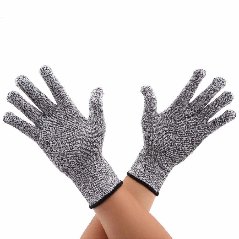 

1 Pair Cut-Resistant Gloves Protective Hand Finger Gloves Highly Elastic Light Weight Carving Gardening Cutting Slicing Tools