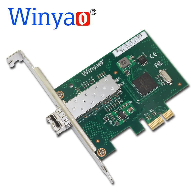Winyao WY5720DF-SX PCI-Express X1 1000 Мбит/с LC 850nm Gigabit Ethernet Lan волоконная настольная сетевая карта