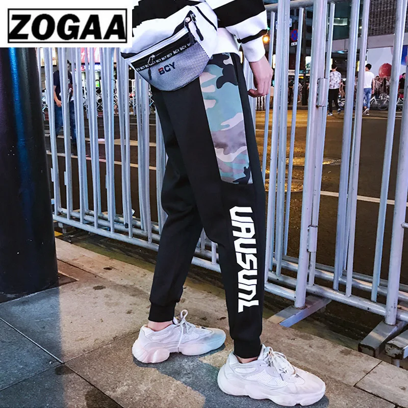 

ZOGGA 2019 Spring Causal Style Full Length Pencil Pants Men Nylon Mid Waist Men Pants with Drawstring NO Fade/shrink/pilling