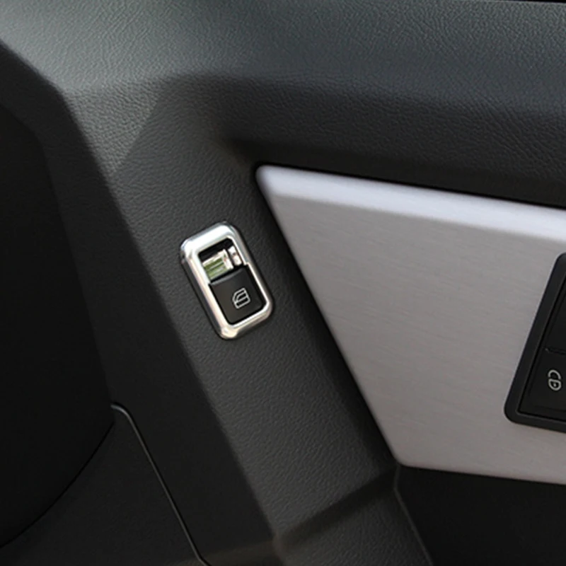  ABS Chrome Window Lift Switch Button Cover Trim For Mercedes Benz A/B/C/E/GLE/GLA/CLA/GLK/ML W212 W