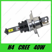 Высокое качество! 2 шт. Противотуманные фары CREE чипы led 40 Вт H4 светодиодные противотуманные фары автомобиля противотуманная фара лампы Белый