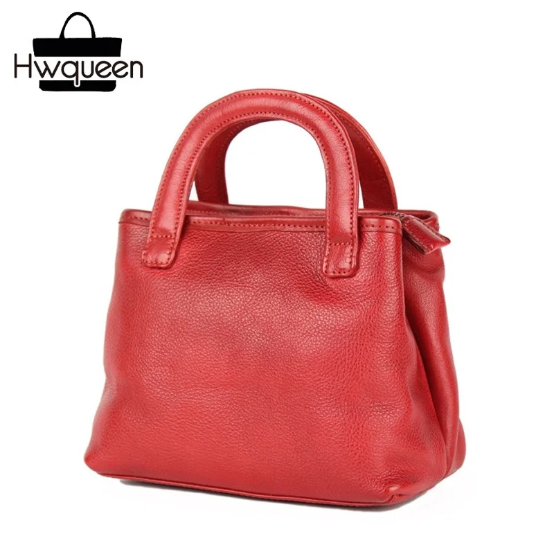 

Simple Designer Genuine Soft Cow Leather Zipper Closure Lady Small Purse Handbag Women Messenger Bag Female Mini Crossbody Bag