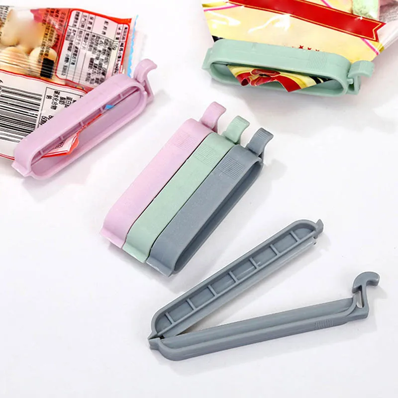 12Pcs/Set Portable Sealing Bag Clips Food Snack Storage Clamp Plastic