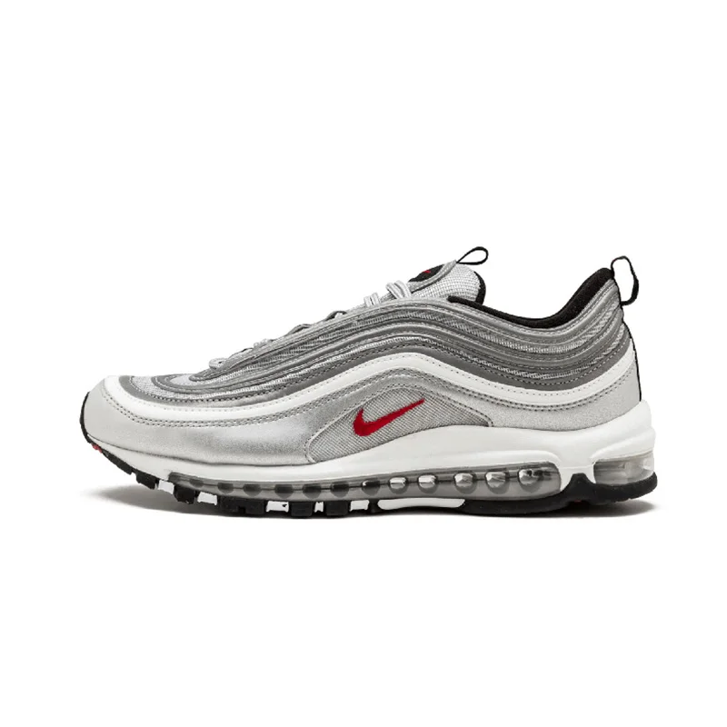Original auténtico Nike Air Max 97 OG QS de las mujeres transpirable zapatos de deportes al aire libre bajo top zapatillas de deporte de marca Original auténtico Nike Air Max 97 OG QS de las mujeres transpirable zapatos de deportes al aire libre bajo top zapatillas de deporte de marca