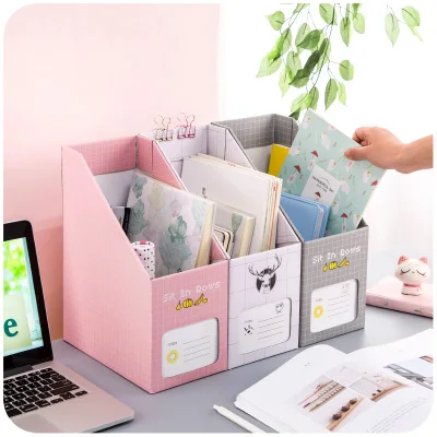 2pcs Lot Creative Diy Desktop File Holder A4 Paper Organizer 2pcs Lot Creative Diy Desktop File Holder A4 Paper Organizer Box Office Book Magazine