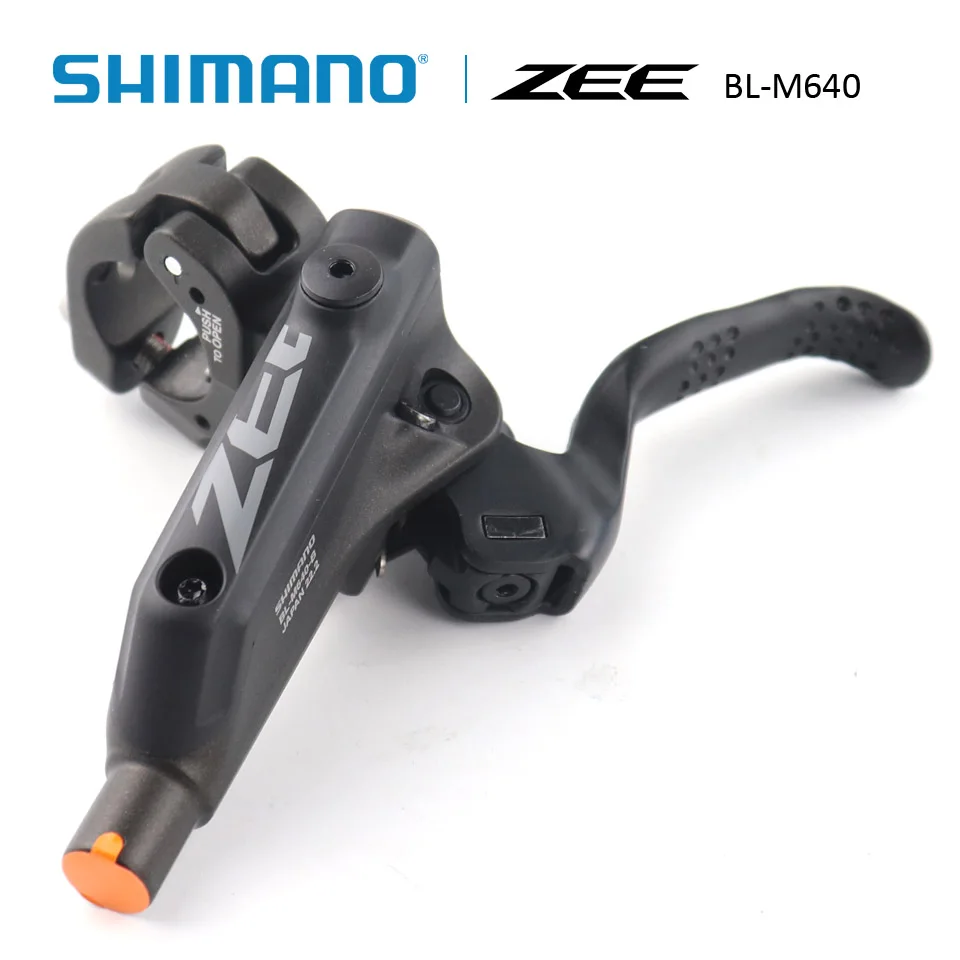 SHIMANO ZEE BR-M640 BL-M640 тормозной рычаг велосипедный Гидравлический дисковый тормоз с тормозными колодками D01S смола или H03C металл - Цвет: BL-M640 Left
