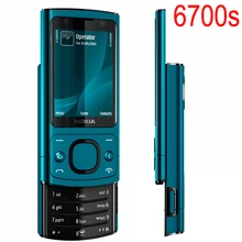 Горячая Распродажа телефон NOKIA 6700 Silder мобильный телефон 3g GSM разблокированный телефон 6700s синий и английский клавиатура
