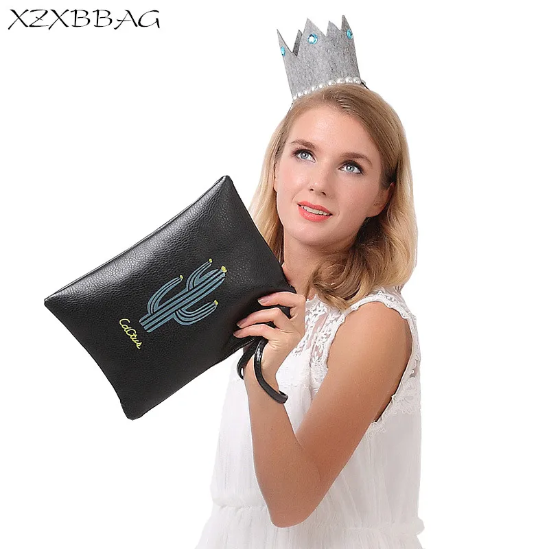 XZXBBAG модная Высококачественная сумка из искусственной кожи С КАКТУСОМ Женская